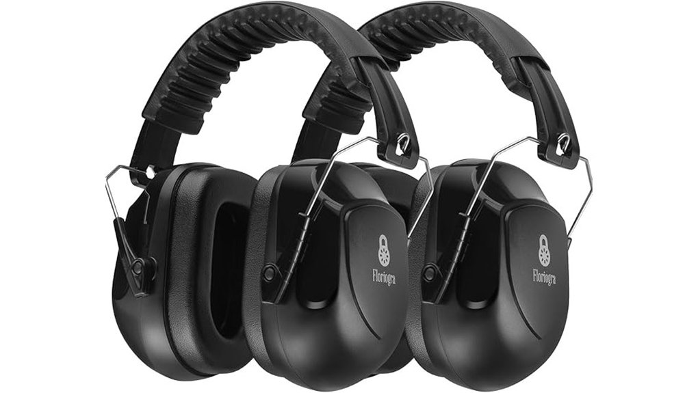two pack 34db noise canceling ear protection