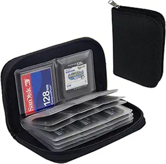 two sd card holders 22 slots each