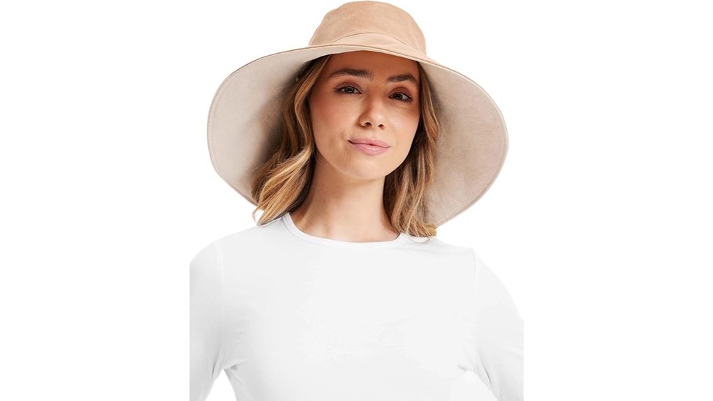 ultra wide cotton linen hat