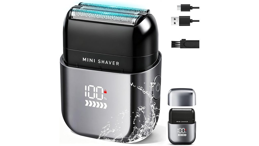 usb c rechargeable foil shaver