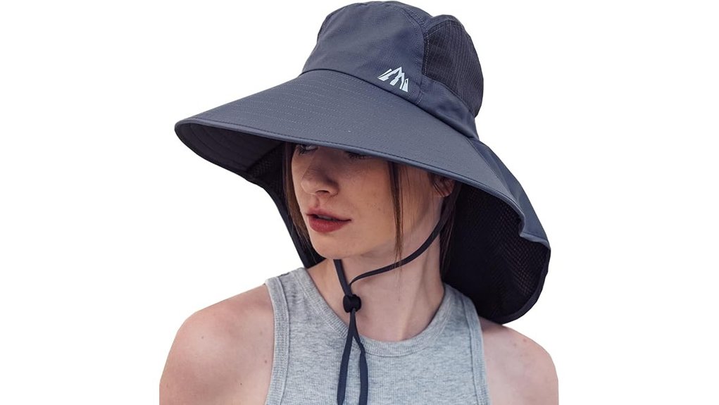 uv protective foldable hat for women