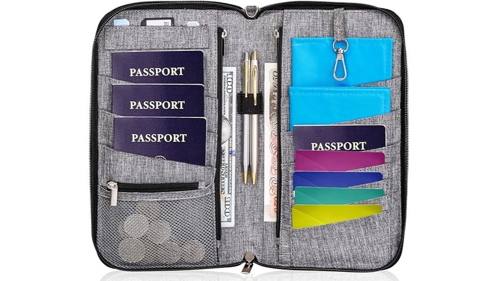valante premium rfid passport organizer
