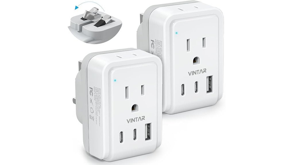 vintar foldable uk adapters
