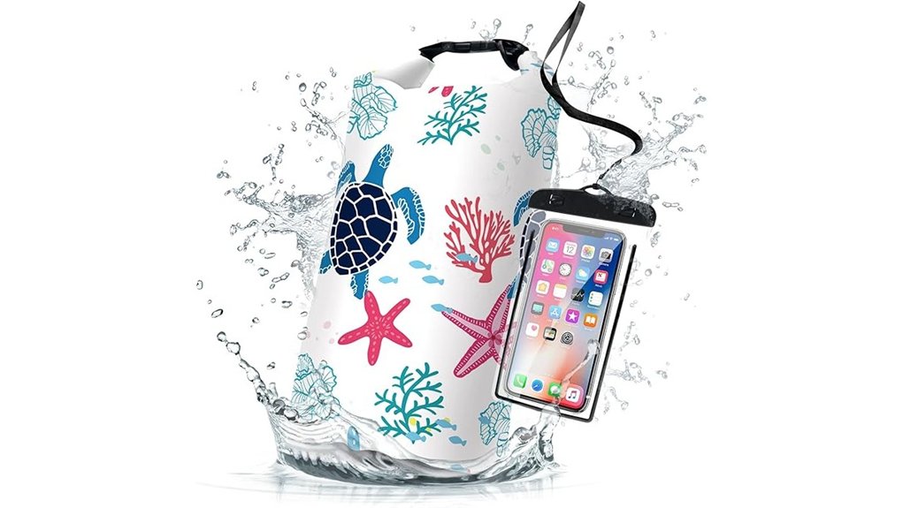 waterproof bag with phone case
