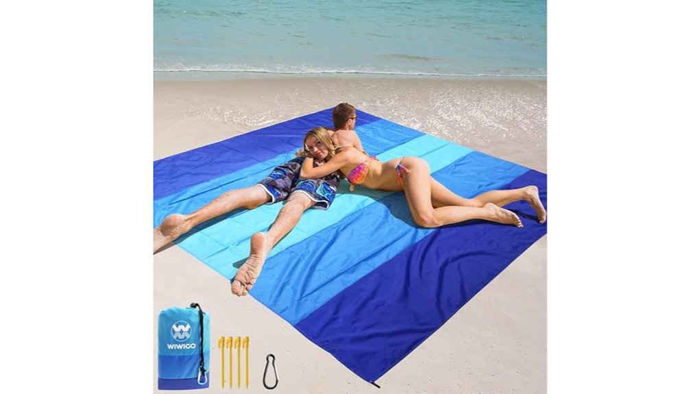 waterproof beach blanket dimensions
