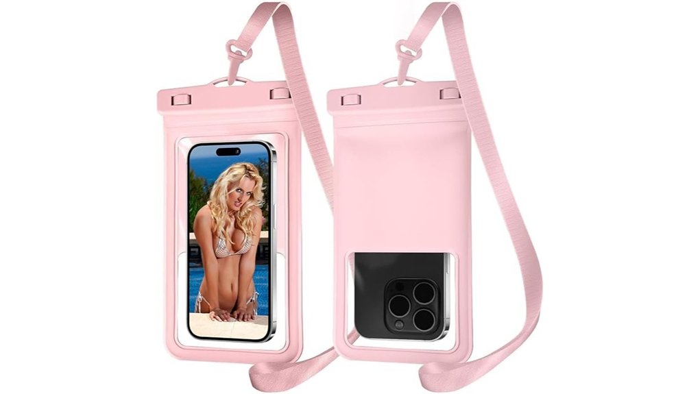 waterproof phone pouch with cardholder