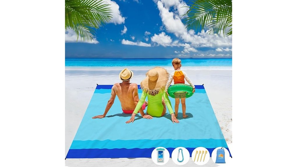 waterproof sandproof beach mat