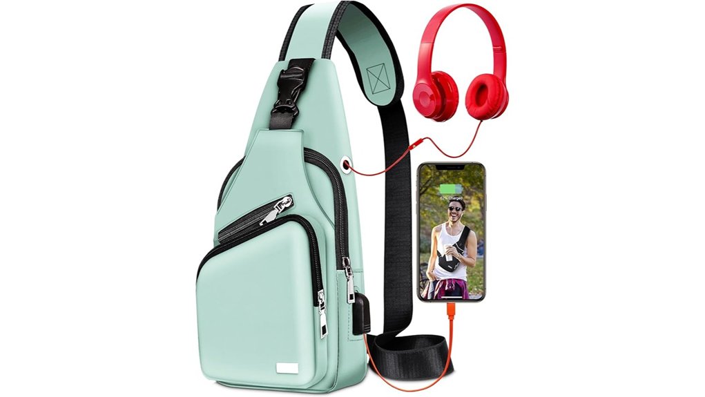waterproof sling bag backpack