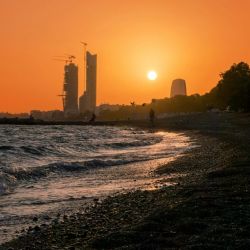 romantic cyprus sunset beaches