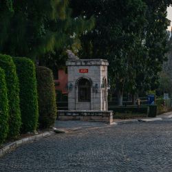 historic village center fountains